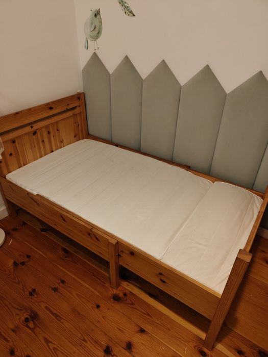 Ikea sundvik łóżko rozsuwane z materacem