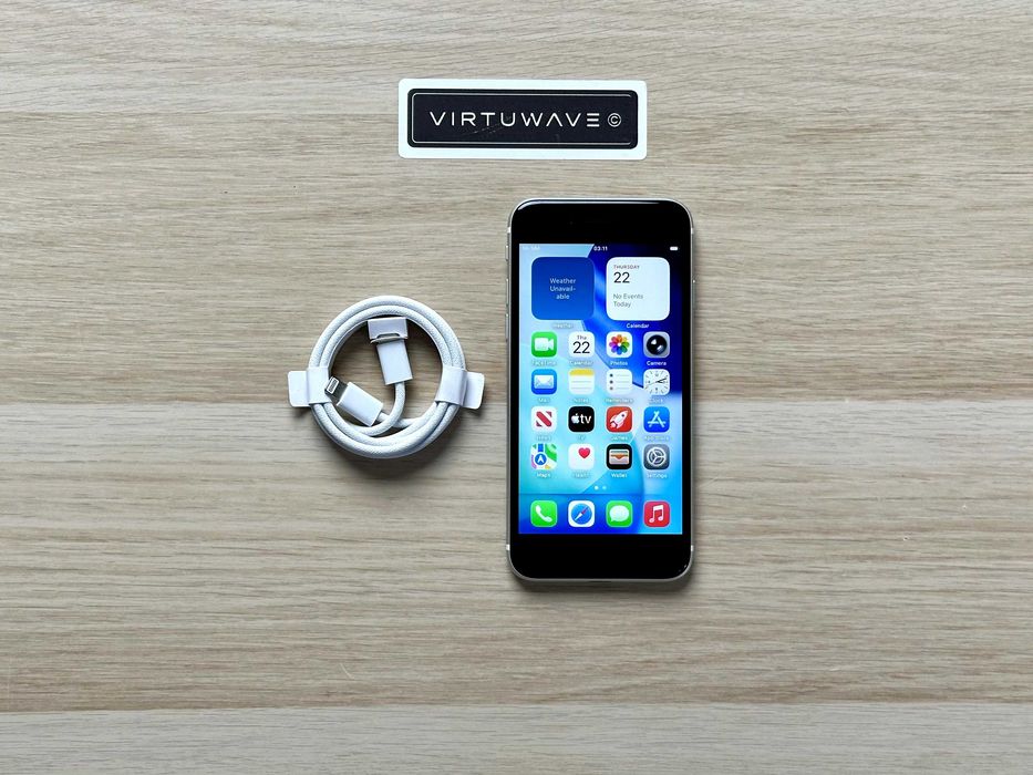 iPhone SE (2 gen. 2020) 64GB – Biały – 93% Baterii – 30 dni gwarancji