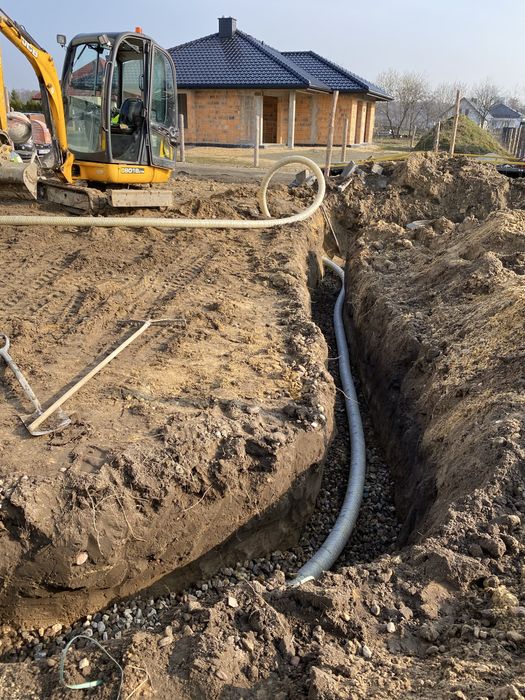 usługi minikoparka JCB 8018 cts