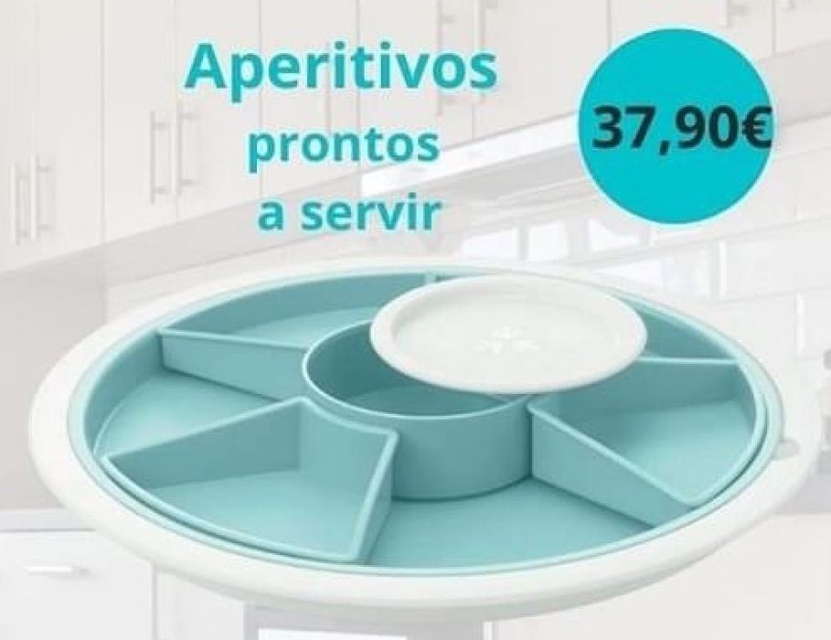 Prato para Aperitivos Tupperware
