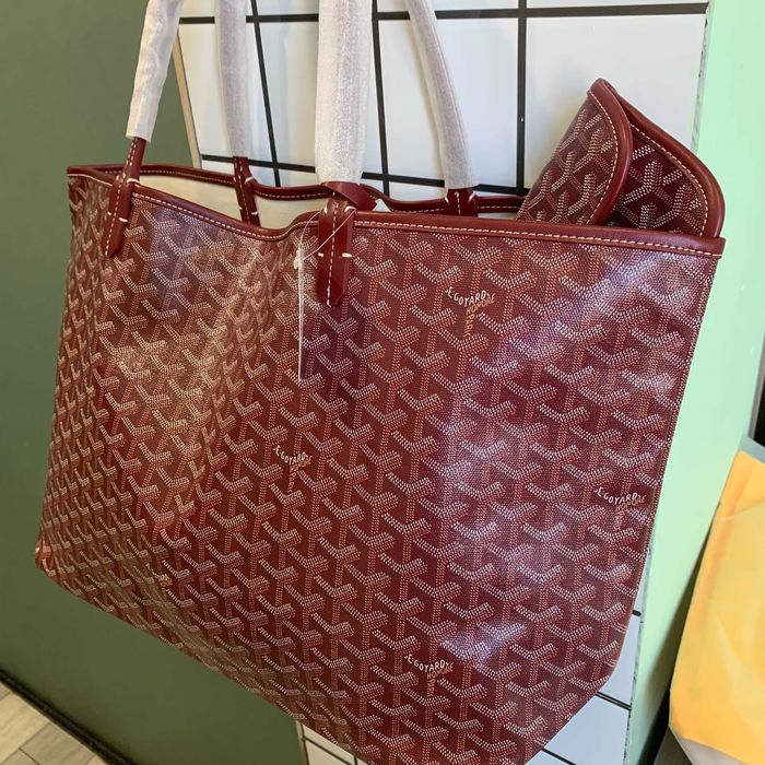 Torba Shopper w Kolorze Czerwonobrązowym GoyardSaintL0uis –