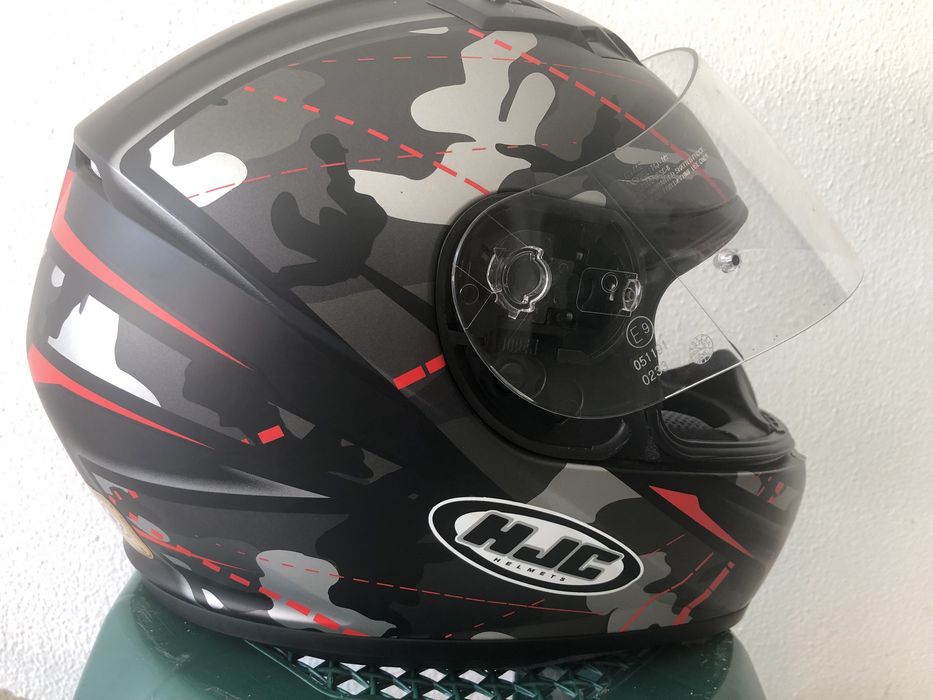 Capacete hjc tamanho s como novo pouco uso!