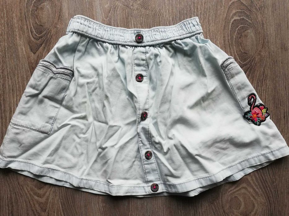 Saia de ganga e vestido Tam 7-8 anos