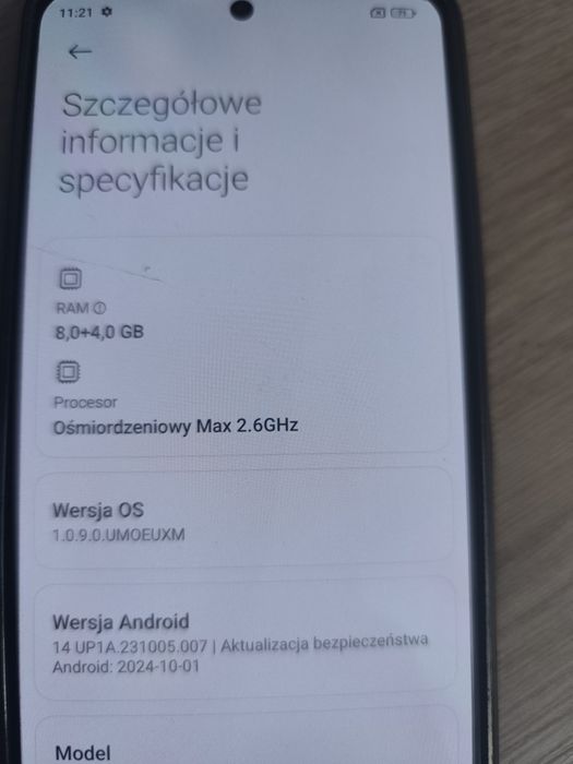 Smartfon Redmi note 12pro 8+4gb\256 GB stan idealny, gratis 2 szkła