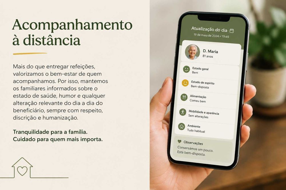 Refeições ao Domicílio Idosos  - GAIA/PORTO
