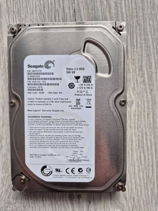 Жорсткий диск для ПК 500GB Seagate Barracuda (SATA \ 3.5") . TRADE-IN