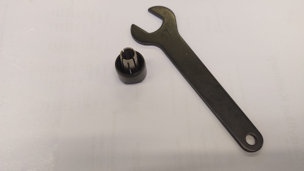 NOWY Zacisk 8mm do szlifierki prostej Milwaukee z kluczem