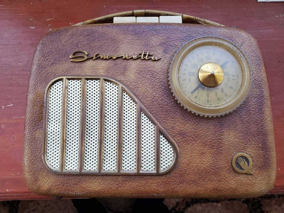 ламповое переносное радио Simonetta, 1958, RADIO TUBE VINTAGE!