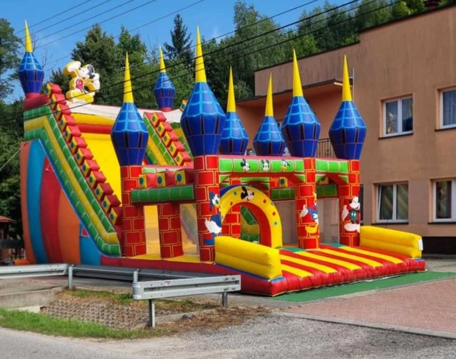 Wynajem dmuchańca tor przeszkód karuzela piana party wata popcorn