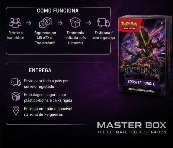 Reserva Pokémon TCG Pitch Black Booster Bundle Inglês