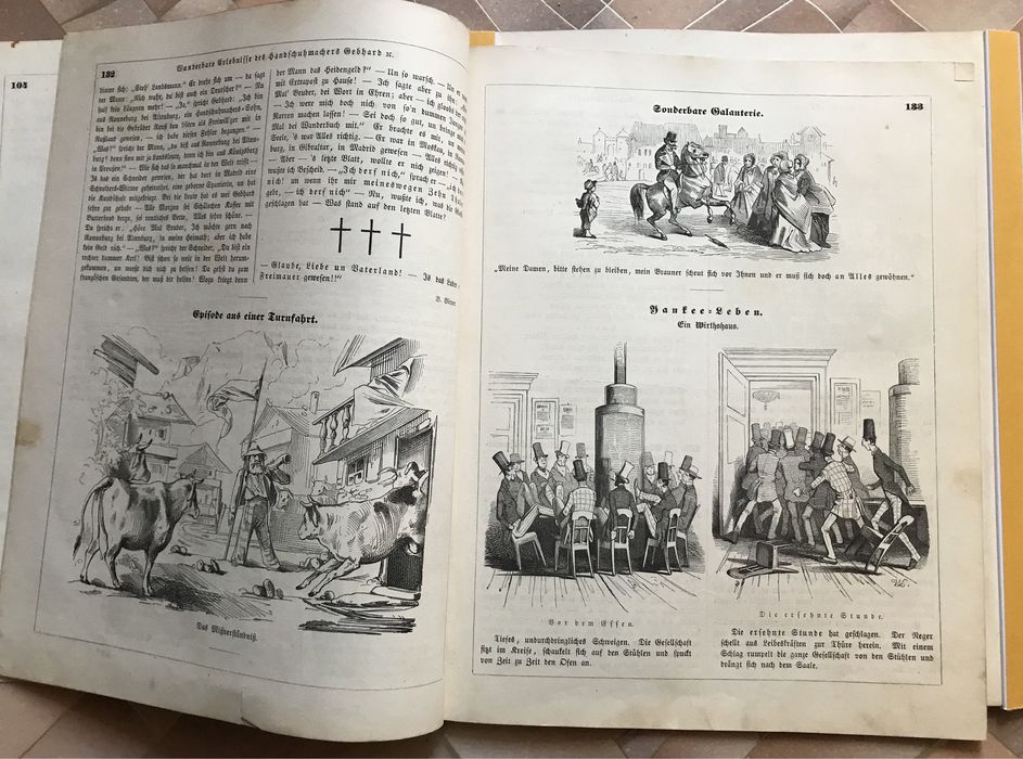 Юмористические журналы  1860 г.Германия, цена за 3 шт