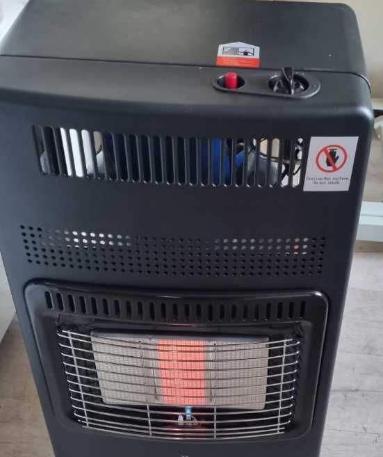 Nowy Piecyk Gazowy Zestaw Grzejnik na Gaz 4200W Piec 420x730 mm