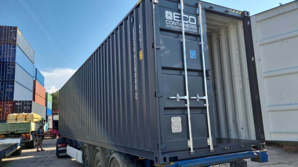 Kontener morski nowy 40'HC(12m) OneWay (różne kolory) sprzedaż/wynajem