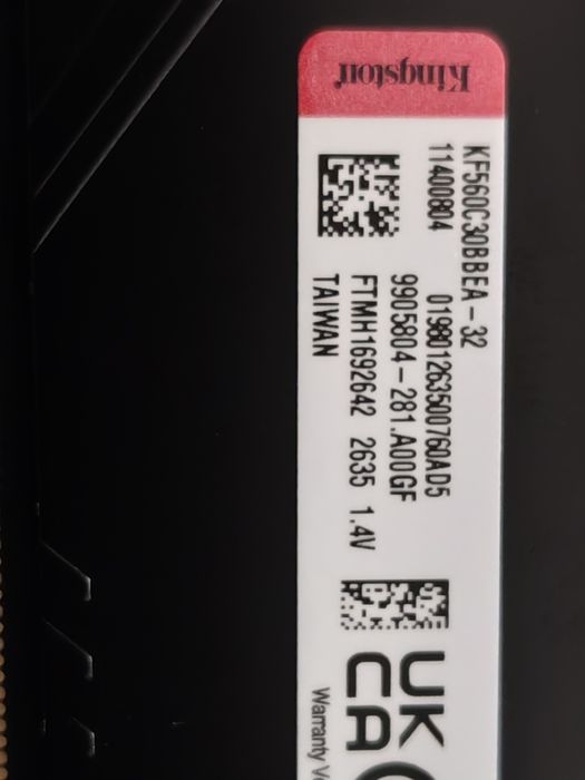 Memoria RAM ddr5 cl30