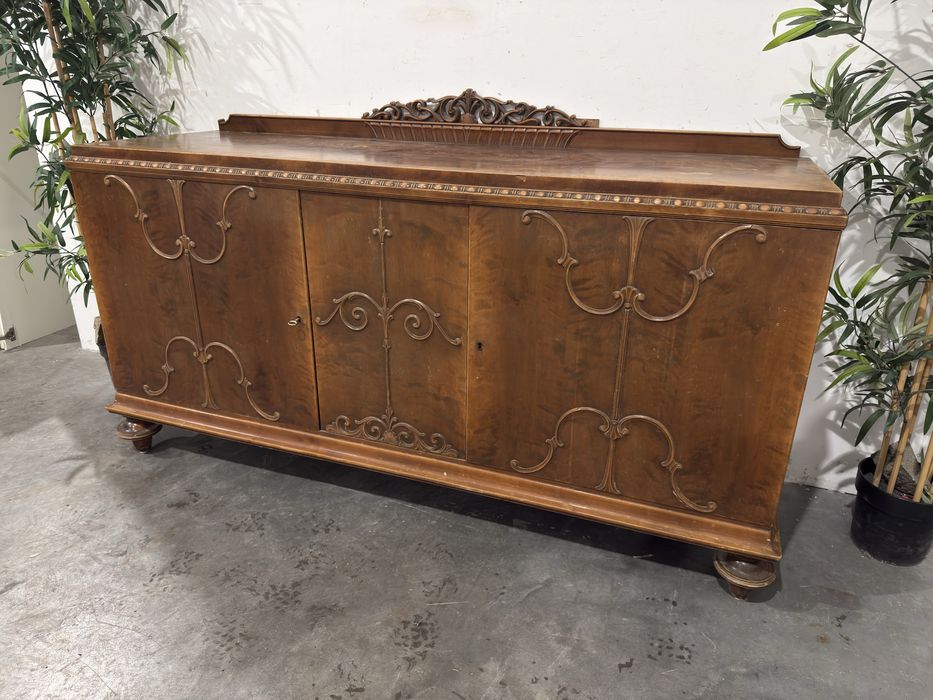 Piękna dębowa komoda bufet międzywojnie super stan dowóz wysyłka