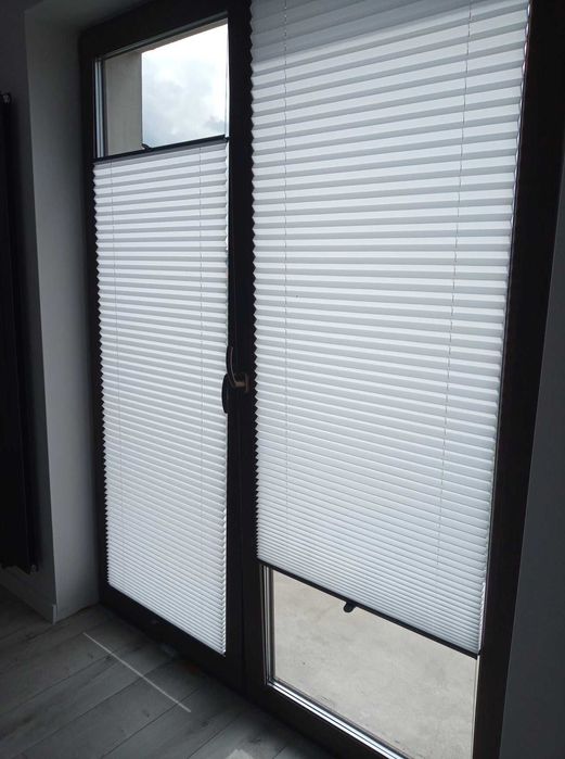 Roleta plisowana 60cm x 150cm. Rolety na wymiar. Pomiar i montaż