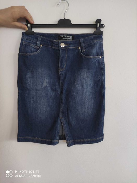 Jeansowa spódnica damska