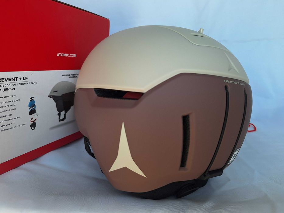 Kask narciarski Atomic Revent+ LF Brown Sand M 55-59cm
