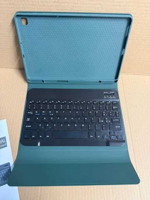 Etui z klawiaturą Bluetooth do Samsung Galaxy Tab S6 Lite 10.4 Ciemnozielone
