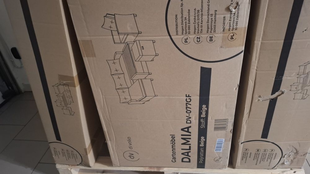 Meble ogrodowe tarasowe Dalmia di volio