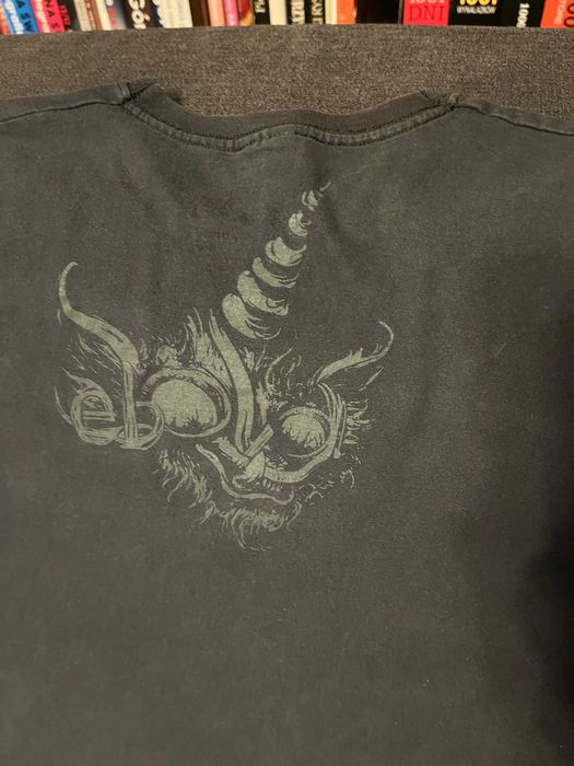 T-shirt Mroczny kotek fosforyzujący - EBOLA wzór - UNIKAT !