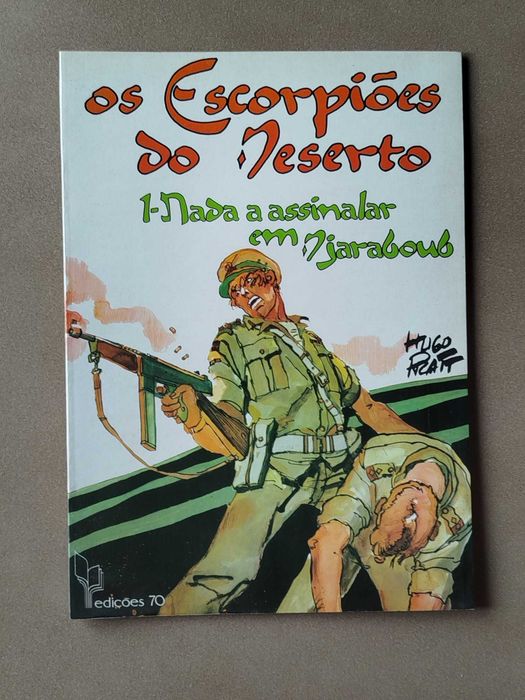 Album BD Os Escorpiões do Deserto de Hugo Pratt