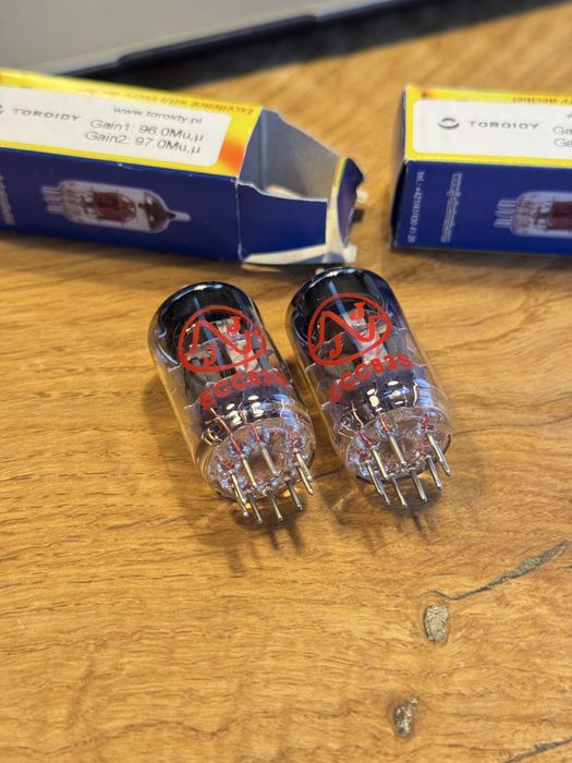Dobrane sparowane Lampy JJ ecc83 s