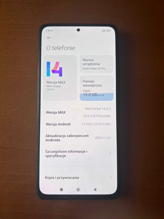 Redmi Note 10 Pro 64gb Czarny Stan Idealny