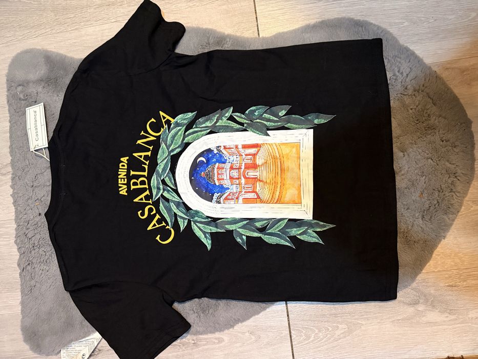 Tshirt casa blanca preta