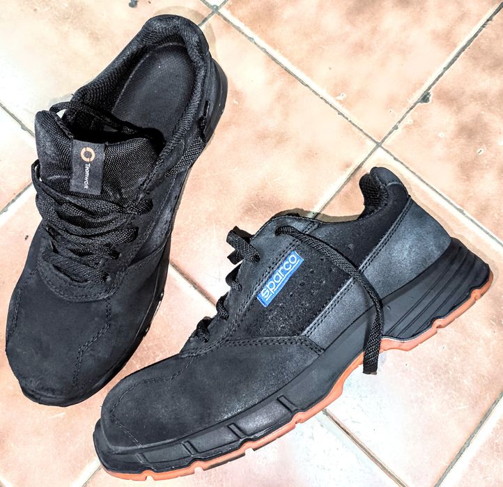 Мужские рабочие кроссовки Sparco Hinwil S1P,Uvex,кожа, защита 40-41,26