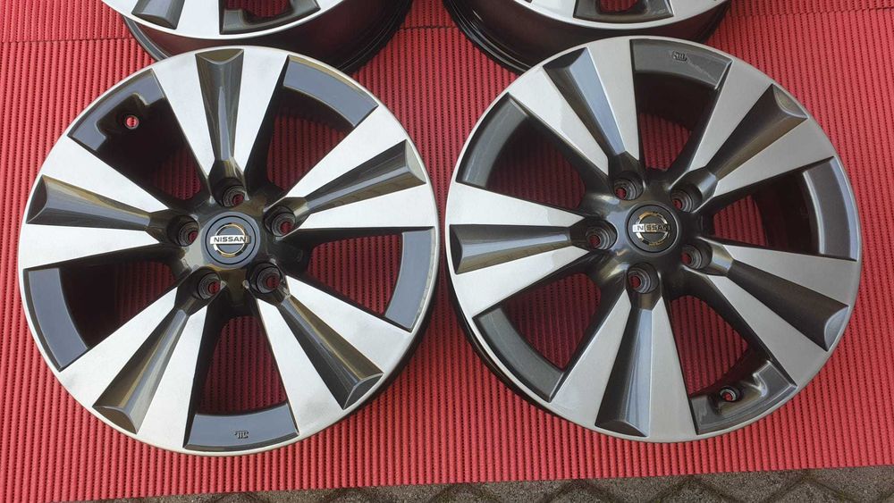 4343-Jantes 17 5x114.3 Originais Nissan Leaf Pulsar Juke etc.