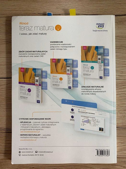 NOWA Teraz matura. Matematyka. Vademecum. Poziom rozszerzony