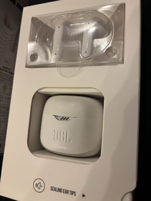 Słuchawki bezprzewodowe JBL Tune Flex Douszne Bluetooth 5.2 Biały