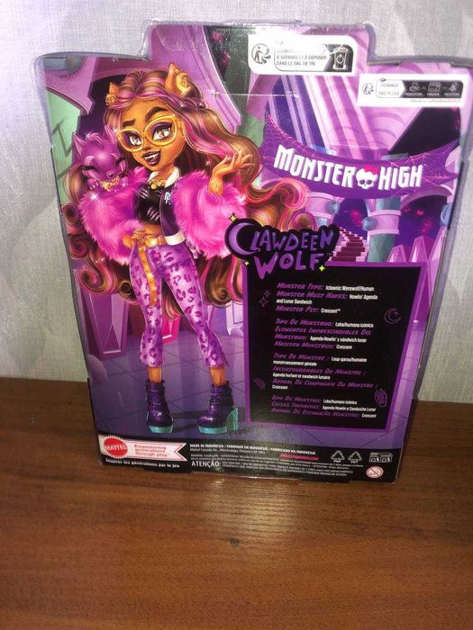 кукла лялька Monster High Clawdeen Wolf