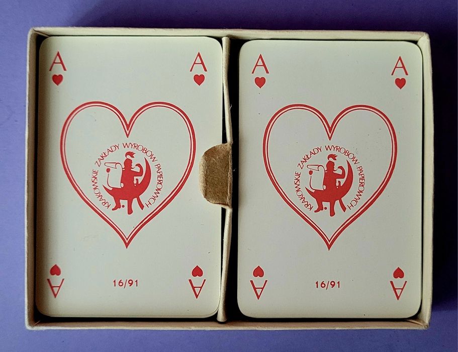 Stare/nowe karty do gry KZWP 16/91 ,, KASZTELAŃSKIE" l.90-te XX wieku!