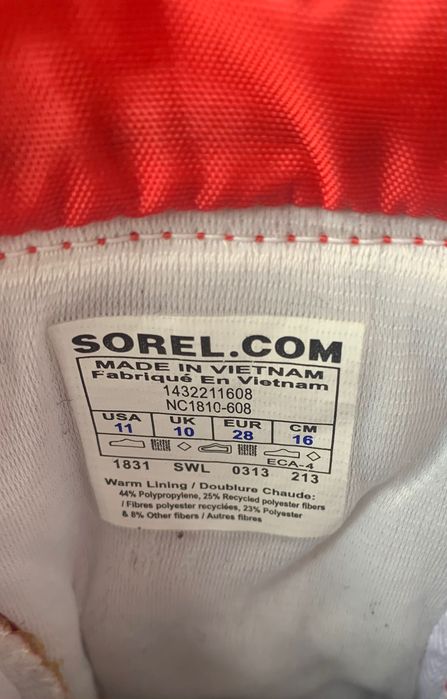 Зимове термо взуття, сноубутси Sorel 28