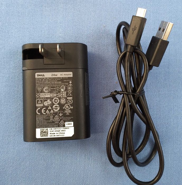 Блок живлення Зарядка Dell 24w Dell Venue 11 5130 7130 7139 7140