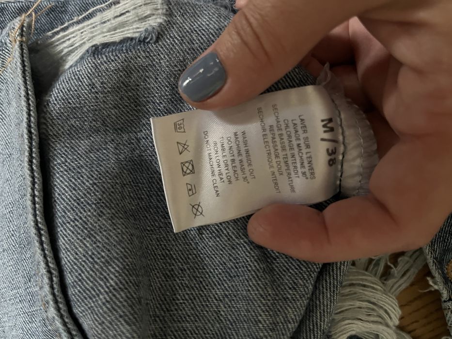 Kurtka jeansowa katana ombre L