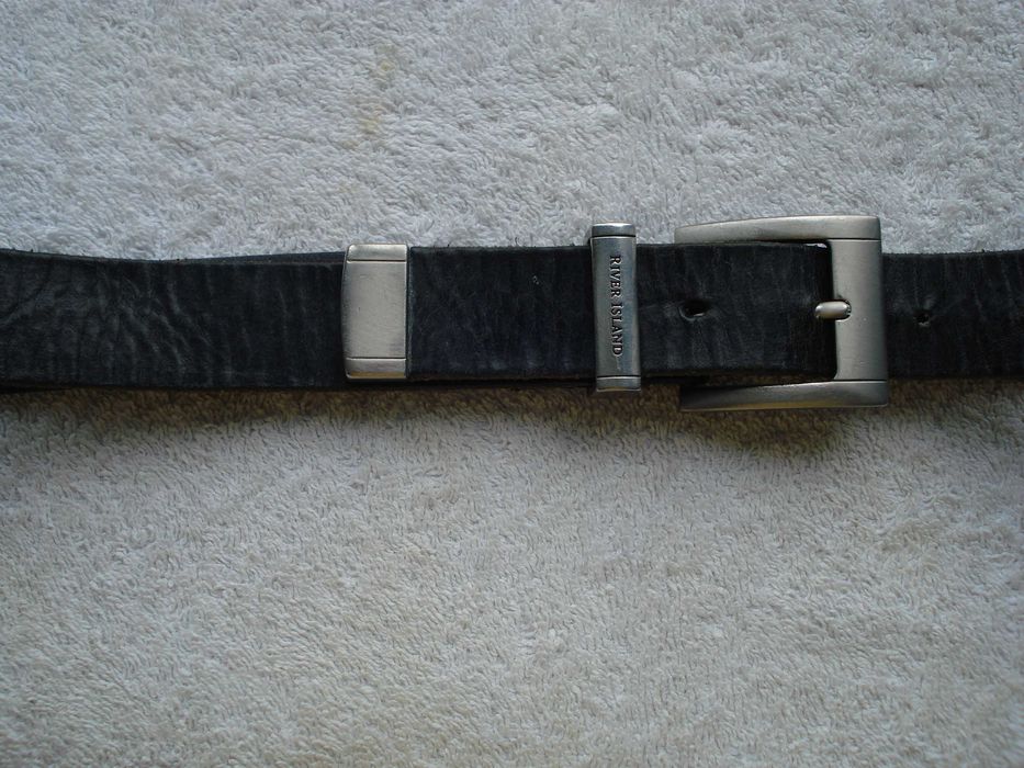 Ремень кожаный river island длиной 110 см