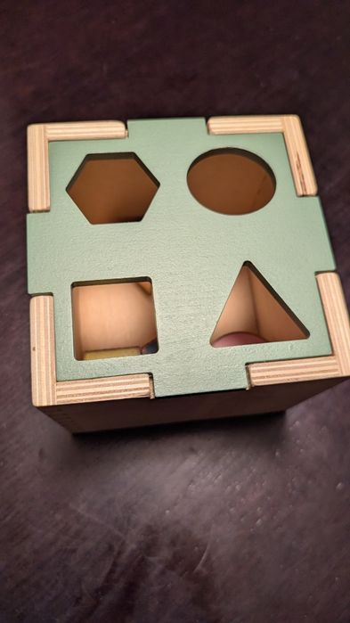 Caixa formas madeira