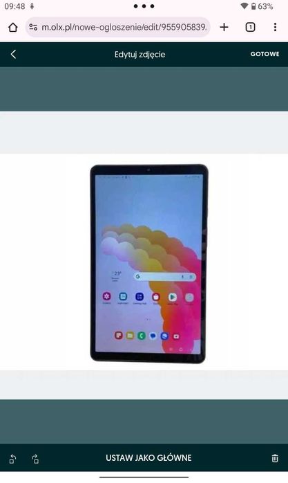 SUPER tablet Samsung A9+5g. Pamięć 4\64gb.Gwarancja producent..