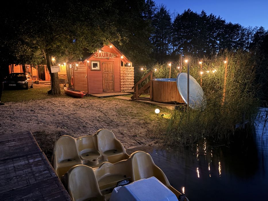 Dom na półwyspie, prywatna plaża, jacuzzi,łowisko,sauna