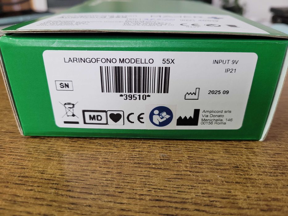 Elektroniczna krtań laryngofon AMPLICORD 55X