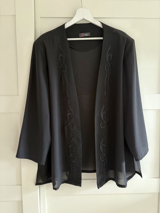 Dwuczęściowy elegancki komplet z żorżety