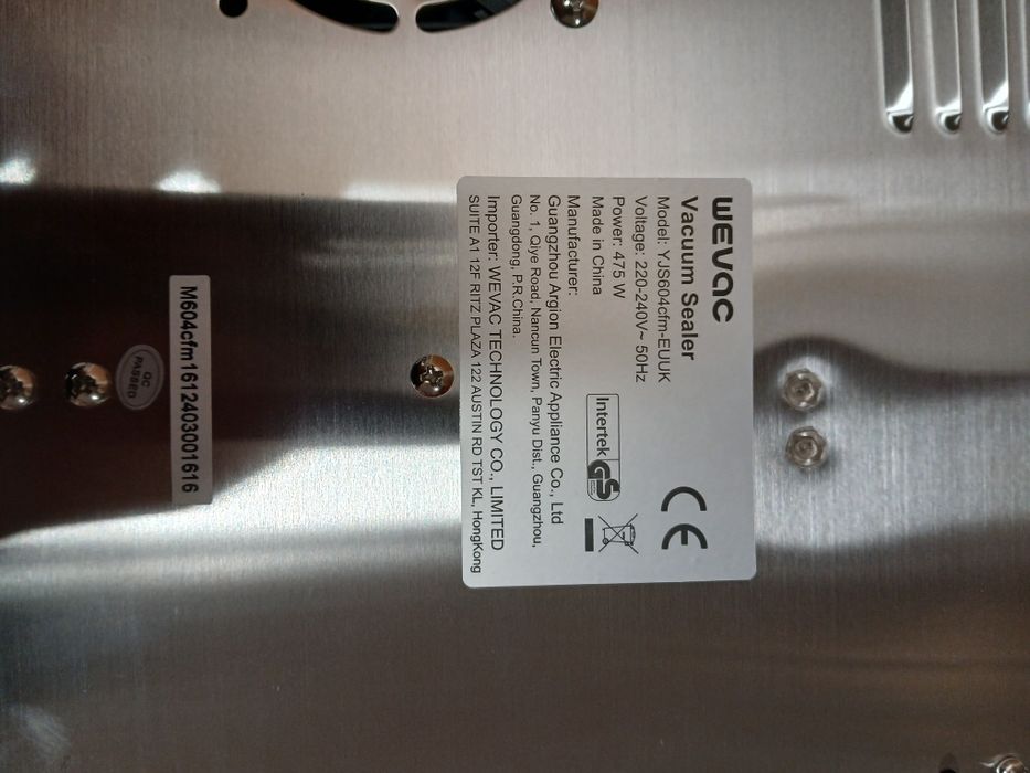 Zgrzewarka próżniowa