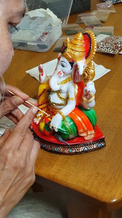 Figura de Ganesha | peça exclusiva e artesanal | nova