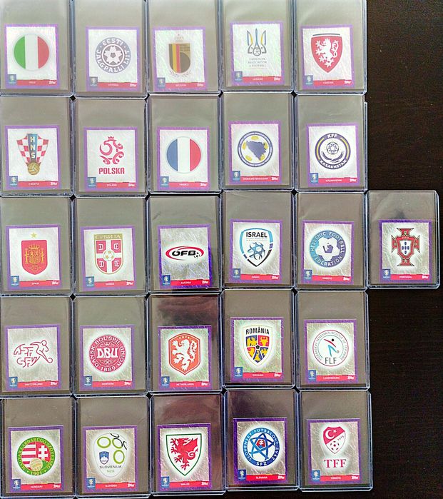 Cromos Paralelos Topps Euro 2024