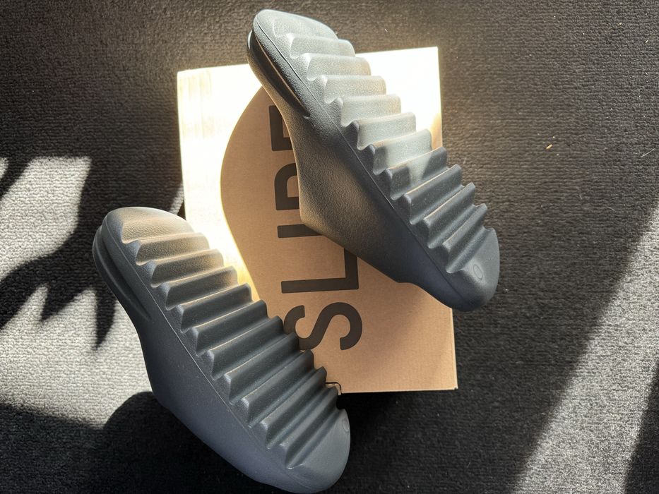 Yeezy slides slate grey