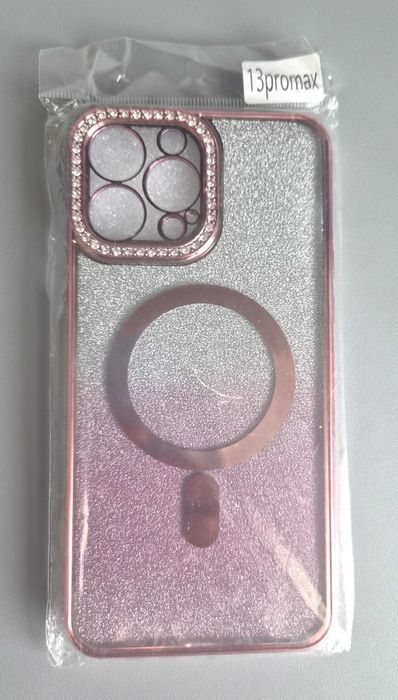 Etui case plecki do iphone 13 pro max brokat cyrkonie