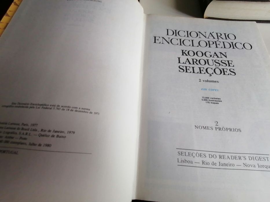 3 Dicionários Enciclopédicos KOOGAN LAROUSSE SELEÇÕES